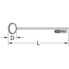 KSTOOLS® - Mechaniker-Spiegel, 27mm