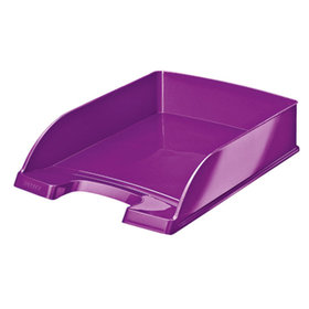 LEITZ® - Briefablage WOW Plus 52263062 DIN A4 stapelbar Polystyrol violett