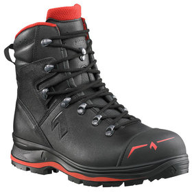 Haix - Sicherheitsstiefel TREKKER PRO 2.0, S3, schwarz/rot, Größe UK 6.5 / EU 40