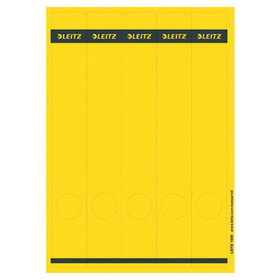 LEITZ® - Ordneretikett 16880015 lang/schmal Papier gelb 125 St./Pack.