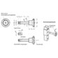 Ganter Norm® - 114.6-12-90 Steckbolzen mit Axialsicherung, Edelstahl 1.4305