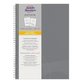 AVERY™ Zweckform - 7013 Papier-Cover Notizbuch notizio, spiralgebunden, kariert, A4, 90 g/m², 80 Blatt, hellgrau