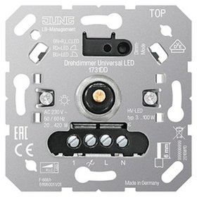 JUNG - Dimmer Drehkn 3-420W LED UP Lichtwertspeicher