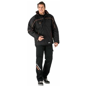 Planam - Winterjacke 3535 schwarz/orange, Größe XS