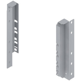 Blum - TANDEMBOX Holzrückwandhalter, Höhe D (224 mm), für Innenauszug, links/rechts, R9006 weissalumin.