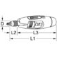 KSTOOLS® - 1/4" T-Griff Ratschen-Bit-Schraubendreher, 7-teilig