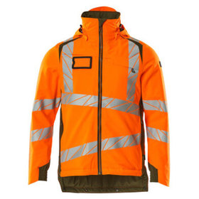 MASCOT® - Winterjacke ACCELERATE SAFE, hi-vis Orange/Moosgrün, Größe 2XL