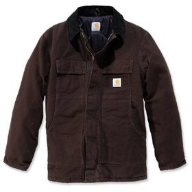 carhartt® - Herren Jacke SANDSTONE TRADITIONAL COAT, dark brown, Größe 5XL