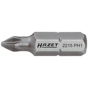 HAZET - Bit 2215-PH1, 1/4" für Kreuzschlitz Profil PH1