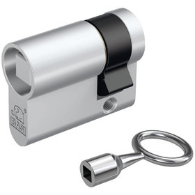 BASI - Vierkantzylinder - 8mm Vierkant innenliegend - für Schaltschränke, Schlüsselschalter etc., Ausführung: mit Dornschlüssel