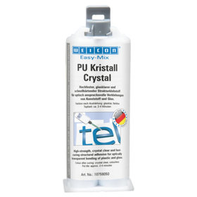 WEICON® - Easy-Mix PU Kristall | Polyurethan-Klebstoff, glasklar | 50 ml | glasklar