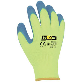 teXXor® - Winterhandschuh ACRYL 2270, Kat. II, gelb/blau, Größe 11