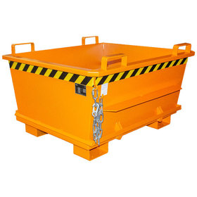 BAUER - Klappbodenbehälter BKB 500, lackiert orange RAL 2000