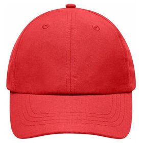 James & Nicholson - 8 Panel Laser Cut Cap MB6538, rot, Einheitsgröße