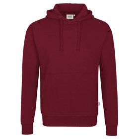 HAKRO - Kapuzen-Sweatshirt Premium 601, weinrot, Größe M