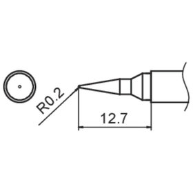 Hakko - Composit Lötspitze Serie T15, Format IL