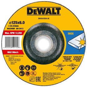 DeWALT - Schruppscheibe 125x6x22,23 mm Inox