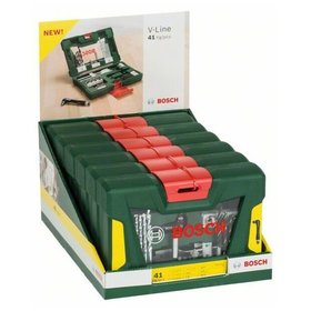 Bosch - V-Line Box, Bohrer- und Bit-Set, 41-teilig, Winkelschrauber (2607017305)