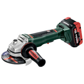 metabo® - Akku-Winkelschleifer WPB 18 LTX BL 125 Quick, 2x 5,5Ah, LiHD, im Karton