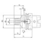 GÜHRING® - Hydrodehnspannfutter DIN 69893A HSK-A63 20x80mm schwer