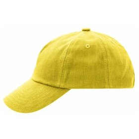 James & Nicholson - 5 Panel Kinder Cap MB7010, gelb, Einheitsgröße