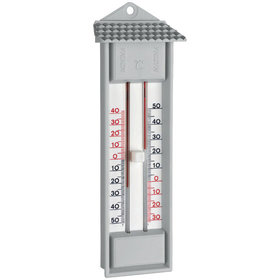 TFA - Thermometer Maximum-Minimum, Kunststoff, grau