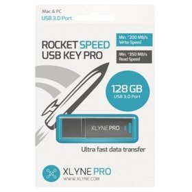 Xlyne - USB-Stick Pro Rocket Speed 7912802 128GB USB 3.0 silber