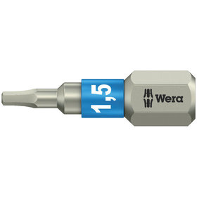 Wera® - Bit 1/4" DIN 3126 C6,3 Hex 1,5x25mm rostfrei