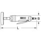 KSTOOLS® - Druckluft-Radiermaschine 1/4", 2.600U/min 515.1244