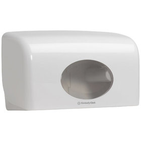 Kimberly-Clark® - Toilettenpapierspender Aquarius Kleinrollen weiß, Nr. 6992, 18x29,8x12,8cm