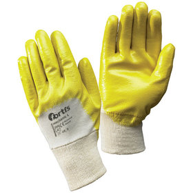 FORTIS AS - Handschuh MechanicL, Nitril, leicht, gelb, Größe 10, 12 Paar