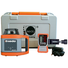 Nedo® - Rotationslaser SIRIUS 1 H / Laserklasse 2 Inkl. ACCEPTOR² mit Heavy-Duty Haltklammer Sirius H, Easy Control