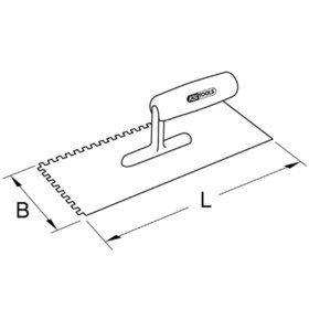 KSTOOLS® - BRONZEplus Glättkelle 120mm