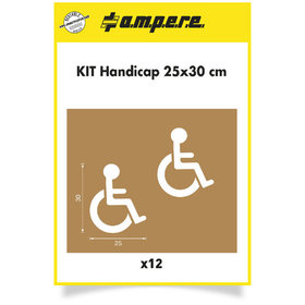 a.m.p.e.r.e® - Schablonen KIT Handicap 25x30cm -12 Schablonen