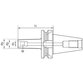 FORTIS - Aufnahme JISB6339ADB BT40 M6x75mm