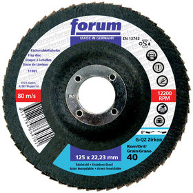 forum® - Schleifmopteller 6° 125mm K60 gewölbt