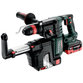 metabo® - Akku-Kombihammer KH 18 LTX BL 28 Q Set ISA (601715930), mit integrierter Staubabsaugung und Metabo-Quick-Wechselfutter , metaBOX 185 XL, 18V 2x5.5Ah LiHD + ASC 145