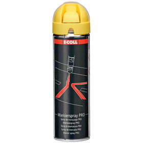 E-COLL - Premium Baustellen-Markierspray gelb 500ml Spraydose