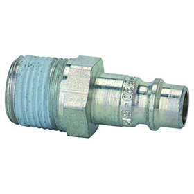RIEGLER® - Nippel für Kupplung NW 7,2-7,8, Stahl gehärtet/verzinkt, R 1/4" A PTFE