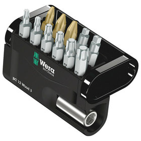 Wera® - Bit-Sortiment Bit-Check 12 Wood 3 Kunststoffhalter 12-teilig