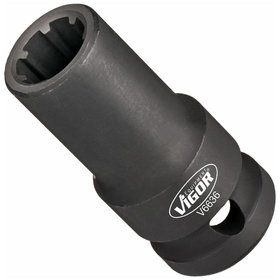 VIGOR® - Steckschlüsseleinsatz ∙ V6636 ∙ Vierkant 12,5mm (1/2") ∙ Rillenprofil ∙ 14mm