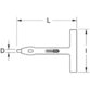 KSTOOLS® - Locheisen mit Schutzisolierung, 100mm