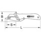 KSTOOLS® - Kabelmesser mit Schutzisolierung und auswechselbarer Klinge, 189mm