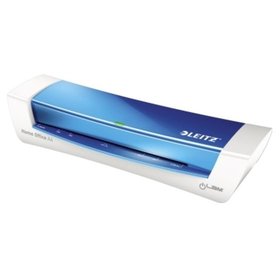 LEITZ® - Laminiergerät iLAM HomeOffice 73680036 DIN A4 weiß/blau