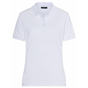 James & Nicholson - Damen Poloshirt Classic JN071, weiß, Größe XXL