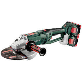 metabo® - Akku-Winkelschleifer WPB 36-18 LTX BL 230 (613102810), Kunststoffkoffer, 18V 4x8Ah LiHD + ASC 145 Duo