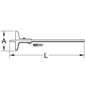 KSTOOLS® - Tiefenmessschieber, 0-200mm