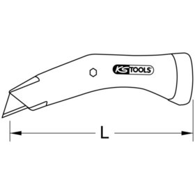 KSTOOLS® - Profi-Universal-Messer mit Schutzköcher, 165mm