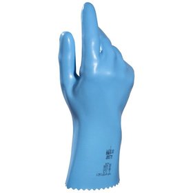 MAPA® - Chemikalienschutzhandschuh JERSETTE 300, Kat. II, blau, Größe 10