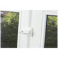 BURG-WÄCHTER - FT-Fenstersicherung, mit Alarm, FSA 2020 W SB, Stahl weiß lackiert